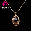 Agate Cubic Zirconia Fashion Pendant Jewelry Necklace